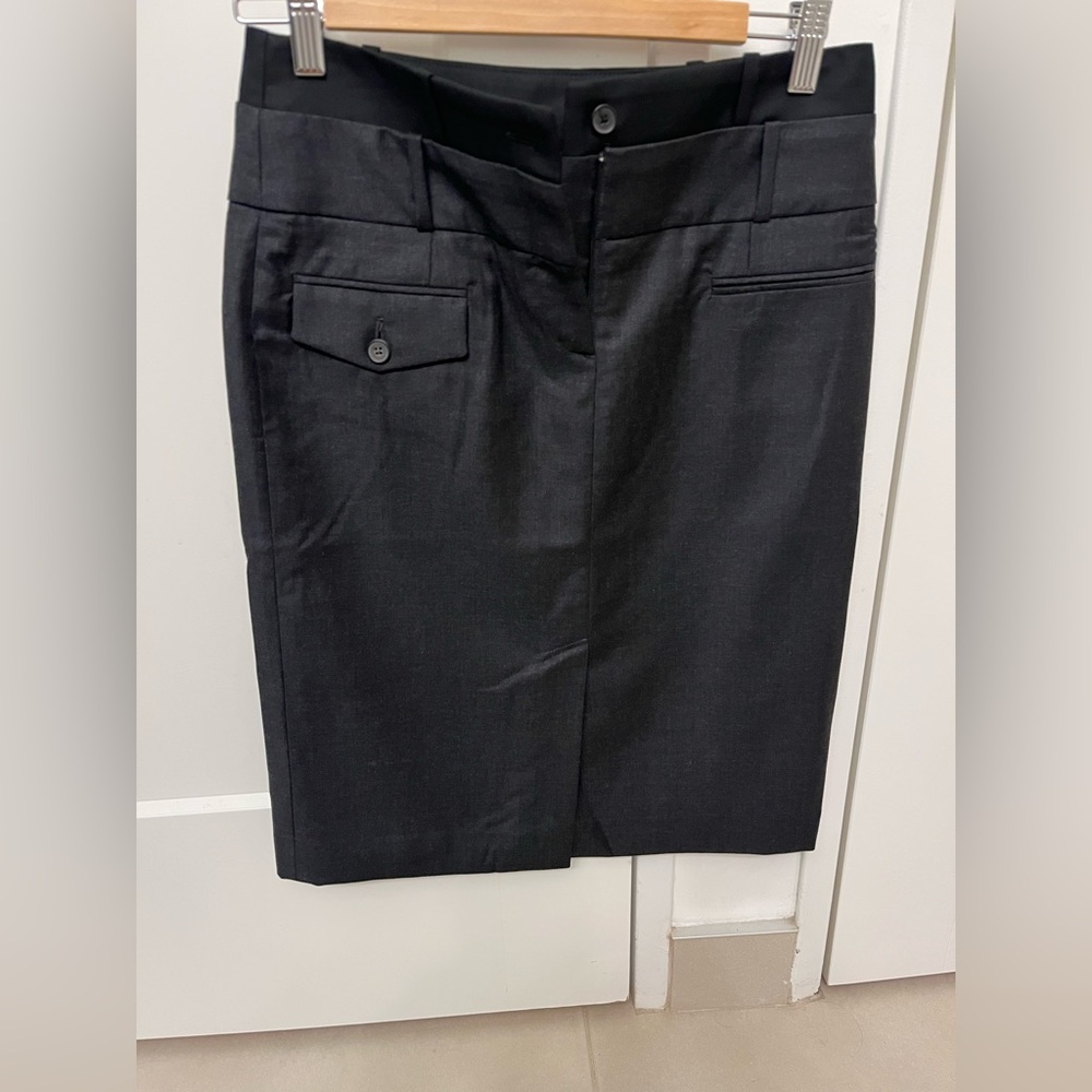 Joseph Dark Grey wool pencil skirt